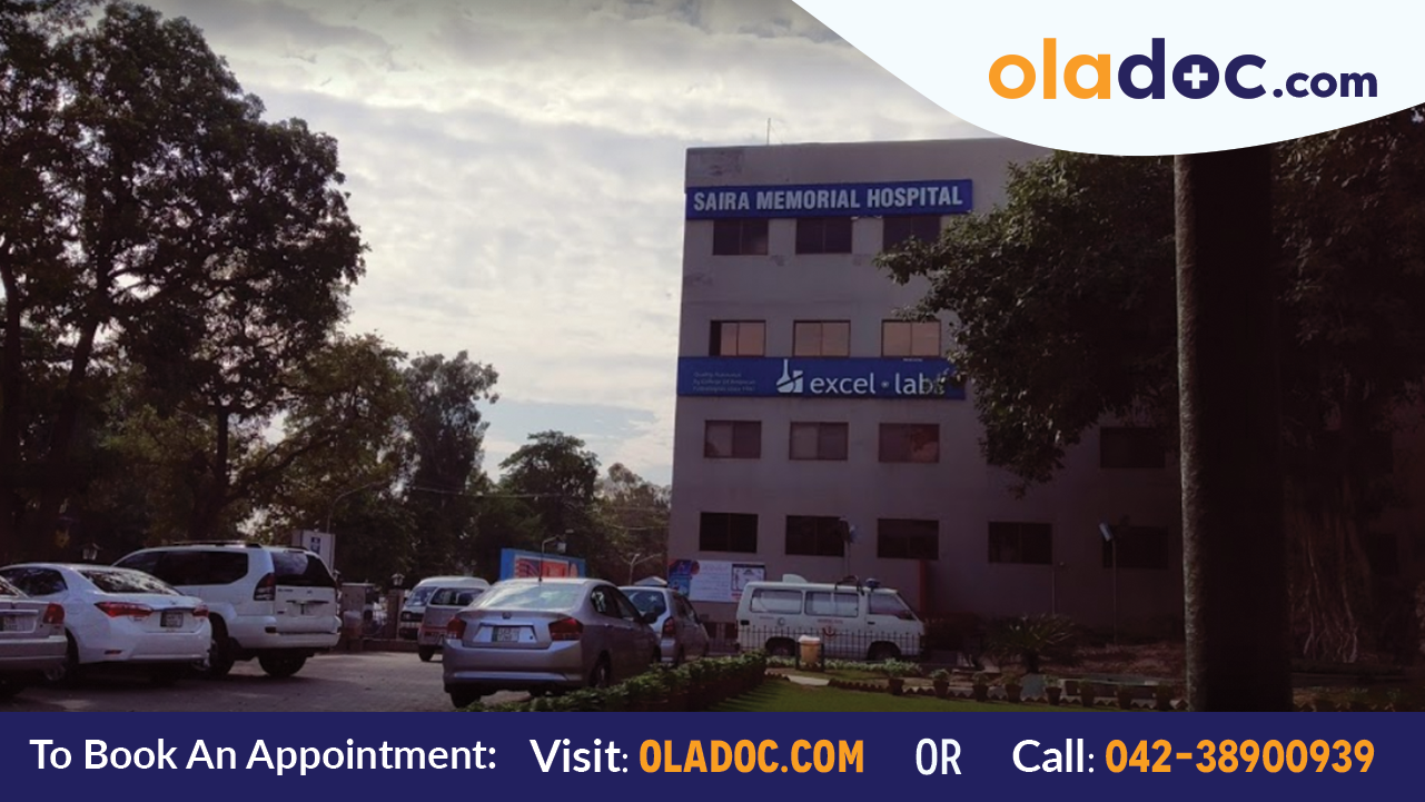 Parking area at Saira Memorial Hospital Lahore